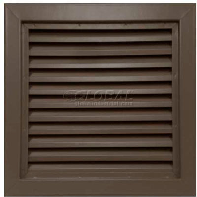 Steel Door Louver 800A12464B, Inverted "Y" Blades, 50% Free Area, 24" X 64", Bronze