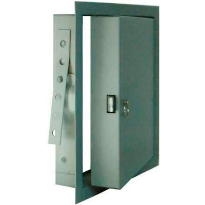 Fire-Rated & Insulated Metal Access Panel, White, 14"W x 14"H