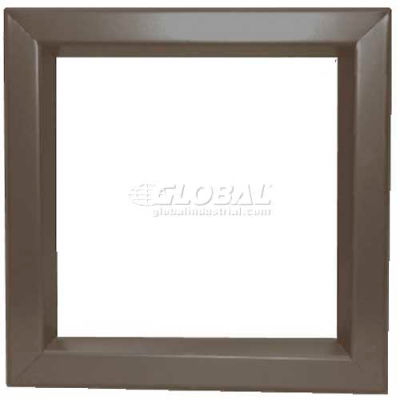 Louver & Steel Beveled Vision Lite VLFEZ0722B, 7" X 22", Bronze