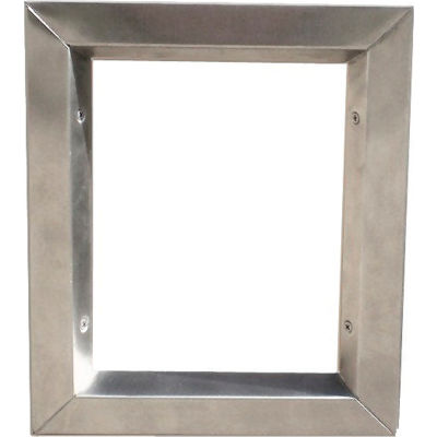 Stainless Steel Beveled Vision Lite VLFEZS 1212, 12" X 12",