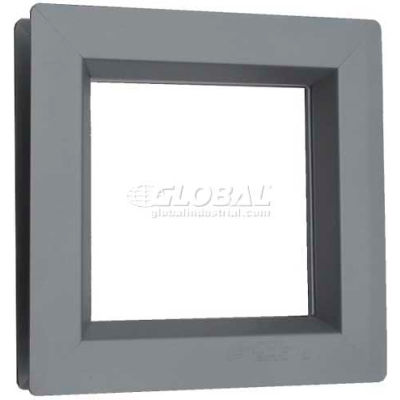 Steel Low Profile Slimline IG Vision Lite For 1" Glazing VSIG0832G 01, 8" X 32", Gray Primered