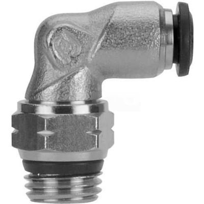 AIGNEP Swivel Elbow 50110N-8-1/8, 8mm Tube x 1/8" Swift-Fit Universal Thread - Pkg Qty 5