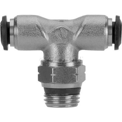AIGNEP Swivel Branch Tee 50210N-14-1/2, 14mm Tube x 1/2" Swift-Fit Universal Thread - Pkg Qty 3
