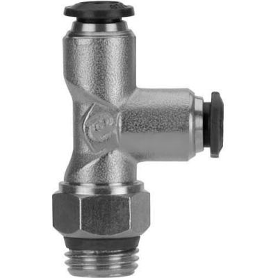 AIGNEP Swivel Run Tee 50225N-4-M5, 4mm Tube x M5 UNF Thread - Pkg Qty 5