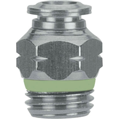 Straight Male Connector 4 mm Tube x 1/4 BSPP Thread AIGNEP USA 60020-4-1/4 Push-In Fittings Stainless Steel 