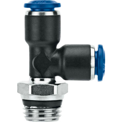 AIGNEP Swivel Run Tee, 85222-53-32, 5/32" Tube x 10-32 UNF Male Thread , Composite Body - Pkg Qty 5