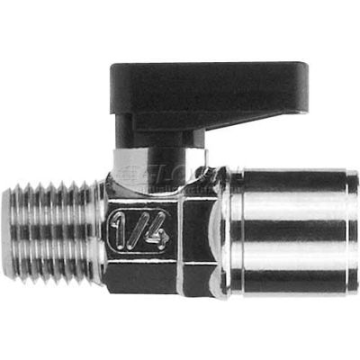 AIGNEP Mini Ball Valve 86310-02-02, Male X Female, 1/8" Nptf - Min Qty 9