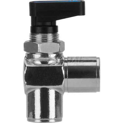 AIGNEP Right Angle Mini Ball Valve 86720-04, 1/4" Female Nptf - Min Qty 4