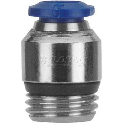 AIGNEP Straight Male 87010-02-32, Internal Hex, 1/8" Tube x 10-32 UNF Thread - Pkg Qty 5