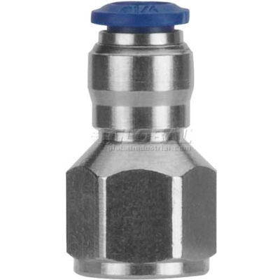 AIGNEP Straight Female 88030-04-04, , 1/4" Tube x 1/4" NPTF - Pkg Qty 5
