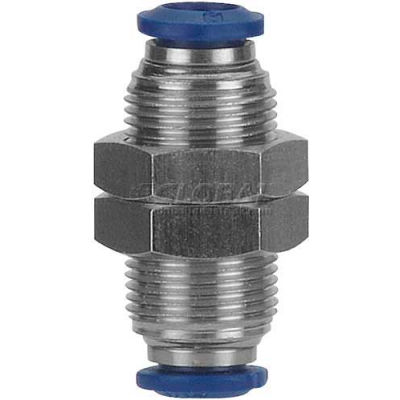 AIGNEP Bulkhead Union 88050-08, 1/2" Tube - Pkg Qty 3