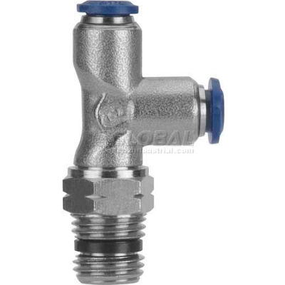 AIGNEP Swivel Male Run Tee 88222-08-06, 1/2" Tube x 3/8" NPTF - Pkg Qty 3