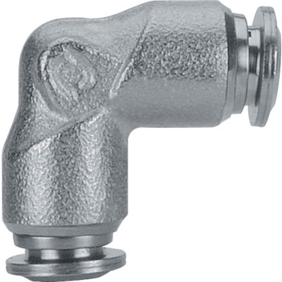 AIGNEP Union Elbow, 89130-08, 1/2" Tube, Metallic Collet - Pkg Qty 10