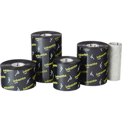 Inkanto T65076IO Solvent-Free Wax Ribbon, 110mm x 300m, AWR 470, 12 Rolls/Case