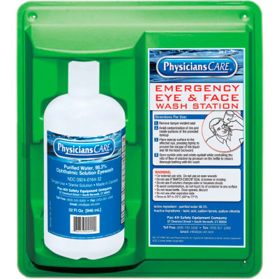PhysiciansCare®, 32 oz. Single Bottle Eyewash Station, 24-202