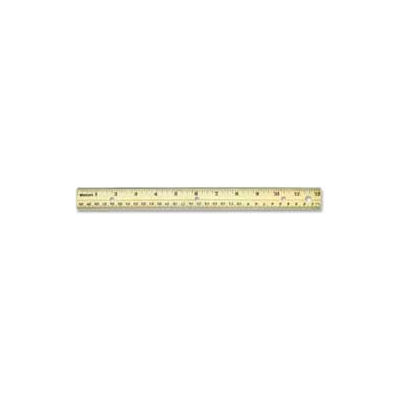 Westcott Hole Punched Wood Ruler English and Metric With Metal Edge 12 Inches Westcott Hole Punched Wood Ruler English and Metric With Metal Edge 12 Inches