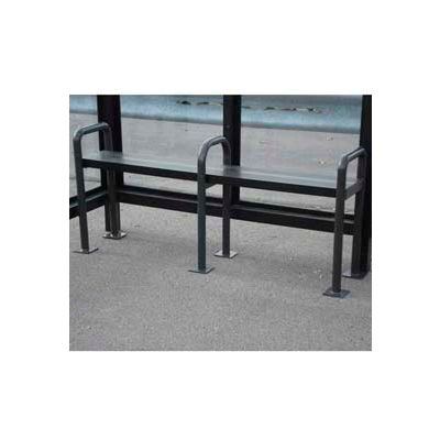 Anti Vagrant Bench for 12' Shelter, Bronze