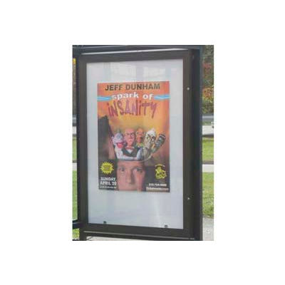 Double Sided Ad Panel Bronze (unlighted)