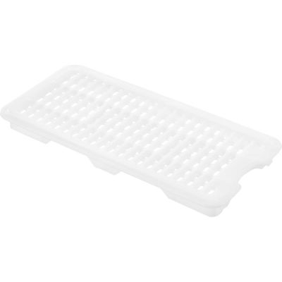 Araven 00243 - Drain Tray, HDPE, 1/4 Size, White - Pkg Qty 24