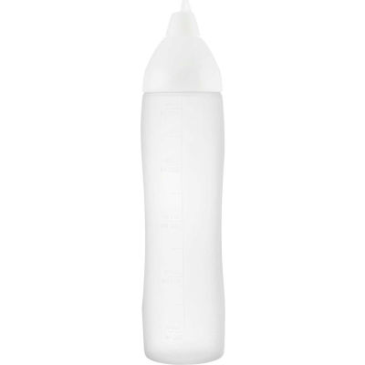 Araven 00555 - Sauce Dispenser, Non-Drip,, LDPE, 0.5 Qt., Translucent & White - Pkg Qty 16