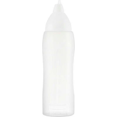 Araven 00556 - Sauce Dispenser, Non-Drip,, LDPE, 0.7 Qt., Translucent & White - Pkg Qty 16