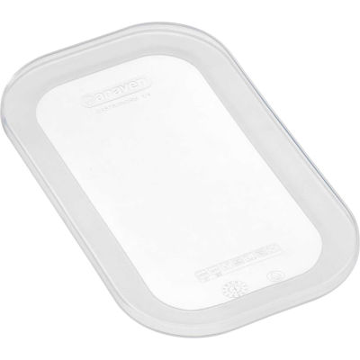 Araven 91813 - Lid, Airtight, Silicone, 1/4 Size, Transparent - Pkg Qty 10