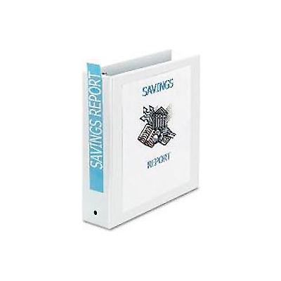 Economy Reference View Binders, 2" Capacity, White