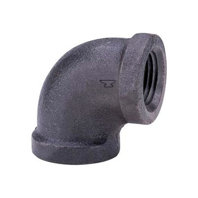 Anvil 1-1/2 In. Black Malleable Iron 90 Elbow