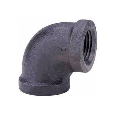 2 In. Black Malleable 90 Degree Elbow 150 PSI Lead Free