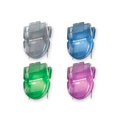 Advantus® Panel Wall Clips, 40 Sheet Capacity, Metallic Colors, 20/Pack