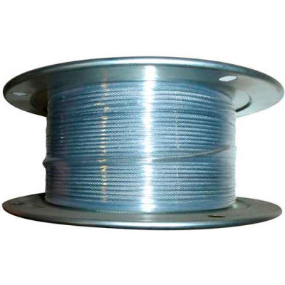 Advantage 500' 1/16" Diameter 7x7 Galvanized Aircraft Cable GAC0627X7R500