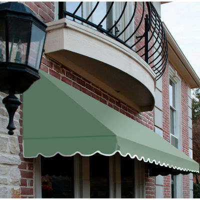 Awntech CF44-3S, Window/Entry Awning 3' 4 -1/2"W x 4'D x 4' 8"H Sage