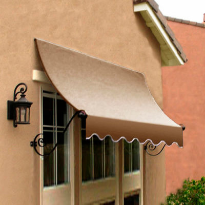 Awntech CH22-3T Window/Entry Awning 3-3/8'W x 2-9/16'H x 2'D Linen