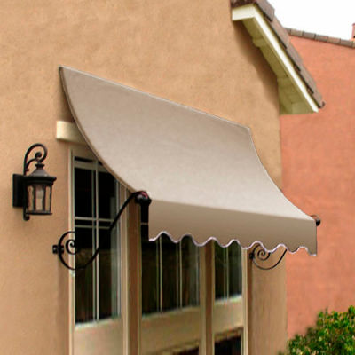 Awntech CH32-4L Window/Entry Awning 4-3/8'W x 3-11/16'H x 2'D Linen