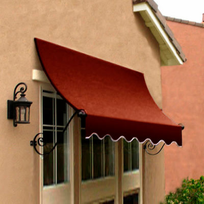 Awntech CH32-6TER Window/Entry Awning 6-3/8'W x 3-11/16'H x 2'D Terra Cotta