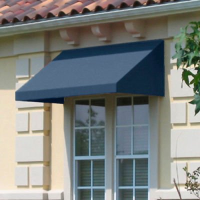 Awntech CN34-3DB, Window/Entry Awning 3-3/8'W x 3-11/16'H x 4'D Dusty Blue