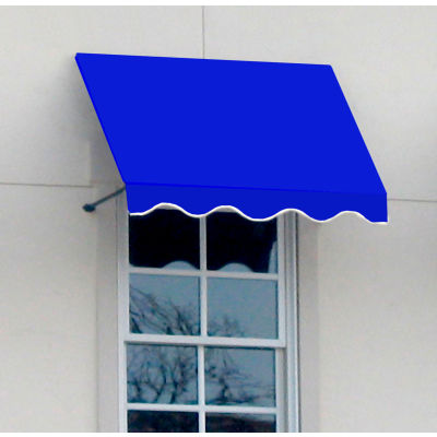 Awntech CR43-10BB, Window/Entry Awning 10-3/8'W x 4-11/16'H x 3'D Bright Blue