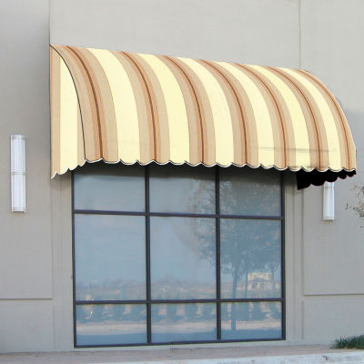 Awntech CS33-4GCK, Window/Entry Awning 4' 4-1/2"W x 3'D x 3' 8"H Gray/Cream/Black