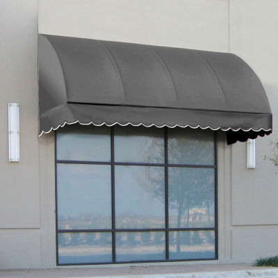Awntech CS33-6G, Window/Entry Awning 6' 4-1/2"W x 3'D x 3' 8"H Gray