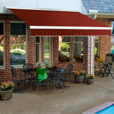 Awntech DTR14-EXE-TER Retractable Awning Right Motor 14'W x 11/16'H x 10'D Terra