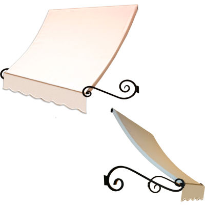 Awntech ECH23-4W Window/Entry Awning 4-3/8'W x 2'H x 3'D Off White