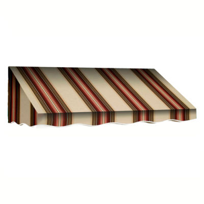 Awntech EF1030-6BRTER, Window/Entry Awning 6' 4-1/2"W x 2' 6"D x 1' 4"H Brown/Terra Cotta