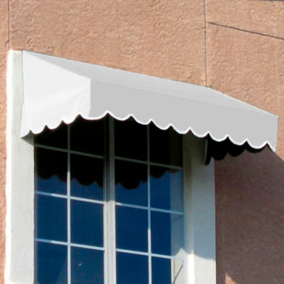 Awntech EF2442-10W, Window/Entry Awning 10-3/8'W x 2'H x 3-1/2'D Off White