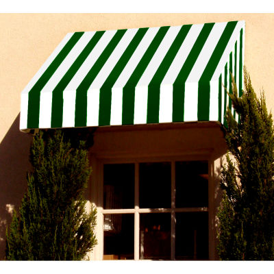 Awntech EN1030-10FW, Window/Entry Awning 10-3/8'W x 1-5/16'H x 2-1/2'D Forest Green/White