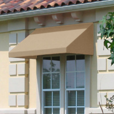 Awntech EN1030-10L, Window/Entry Awning 10-3/8'W x 1-5/16'H x 2-1/2'D Linen