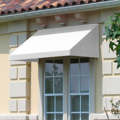 Awntech EN23-3W, Window/Entry Awning 3-3/8'W x 2'H x 3'D Off White