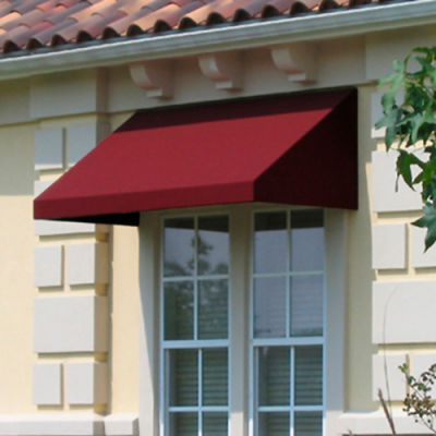 Awntech EN23-8B, Window/Entry Awning 8' 4-1/2" W x 3'D x 2'H Burgundy