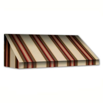 Awntech EN24-3BRTER, Window/Entry Awning 3-3/8'W x 2'H x 4'D Brown/Terra Cotta