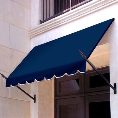 Awntech NO32-3N Spear Arm Awning 3-3/8'W x 3-11/16'H x 2'D Navy
