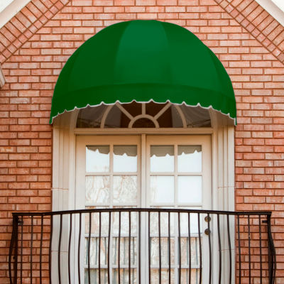 Awntech RB5-F, Window/Entry Awning 5' 4-1/2"W x 2' 8-1/4"D x 3' 3-1/4"H Forest Green